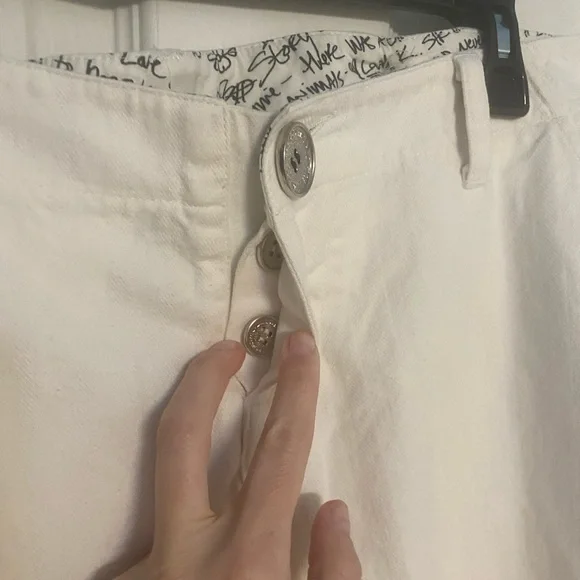 EUC White L.A.M.B. Jeans - Picture 2 of 10